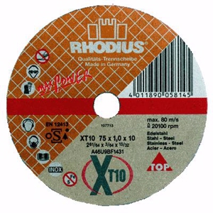 Rhodius Skæreskiver  50 x 1,0 mm